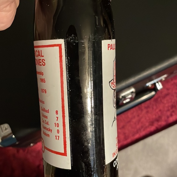 Paul Bear Bryant Coke Bottle - Picture 6 of 8